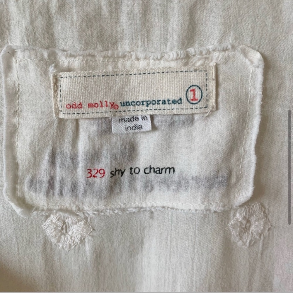 Odd Molly Peasant Style Blouse Size S (1) - Picture 6 of 14